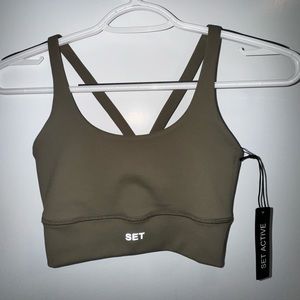 Set Active Luxform Scoop Y Bra Small Sage